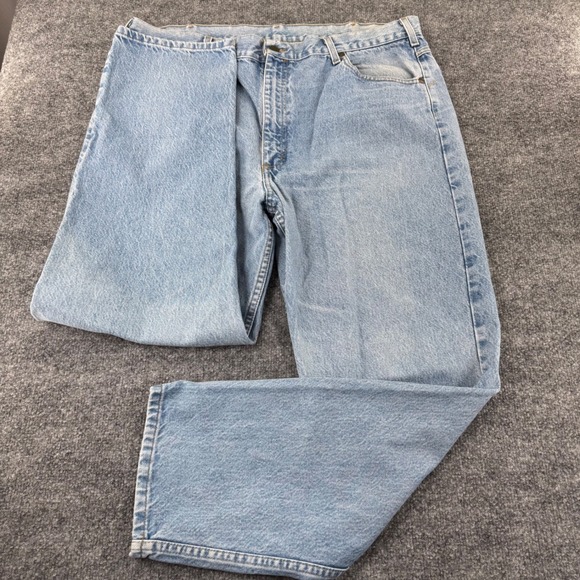 Carhartt Other - Carhartt Jeans Mens 42x30 Workwear Cotton Traditional Fit Light Blue Vintage 00s